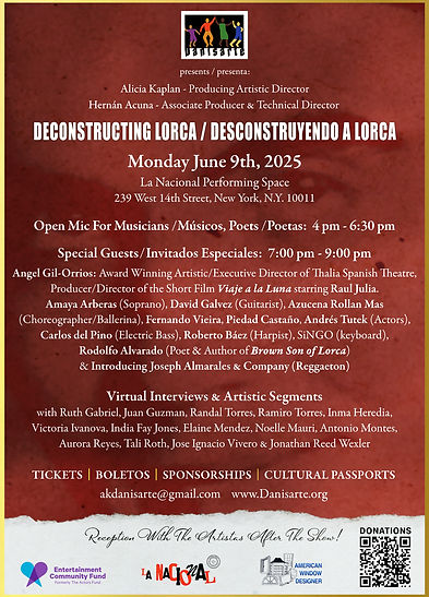 Deconstructing Lorca 2025 postcard back