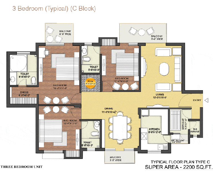 Tulip Ace Unit Plan