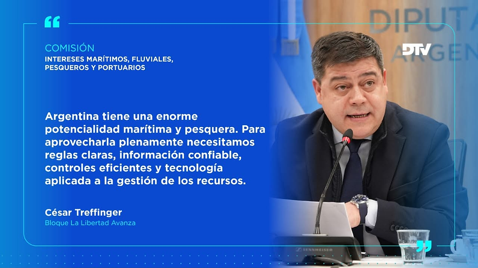 Pesca: Treffinger encabezó el debate por un sistema nacional de trazabilidad