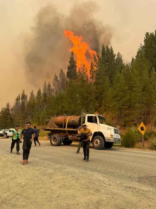 🔥 Incendios en Chubut: se esperan lluvias durante toda la jornada