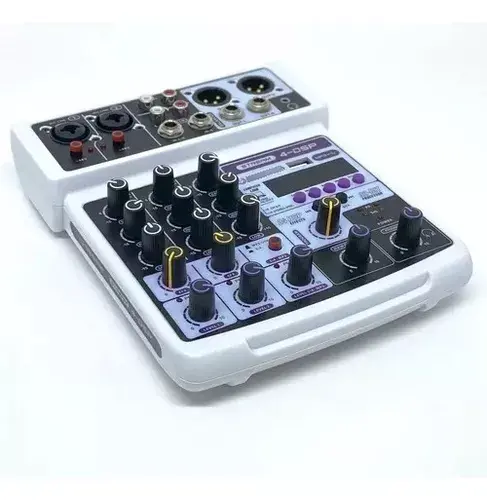 Miniatura: MESA DE SOM 4 CANAIS  COM INTERFACE  DE AUDIO WALDMAN.