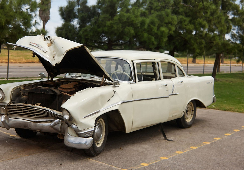 The 1956 Bel Air was the school’s first vehicle for driver training. The senior boy stole the vehicle with two boys for a joyride in the neighborhood. During the CHP chase, the vehicle failed to negotiate the curve and crashed to a tree on Victoria Ave. The plus side about the crash was to get rid of the vehicle with a manual transmission which proved to be difficult for driver education students. The new state vehicle (Impala) came with an automatic transmission which was a blessing in the disguise.