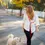 Thumbnail: Cherry Red Cloud Lite Dog Harness Medium
