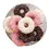 Thumbnail: 100% Wool Small Strawberry Donut Cat Toy