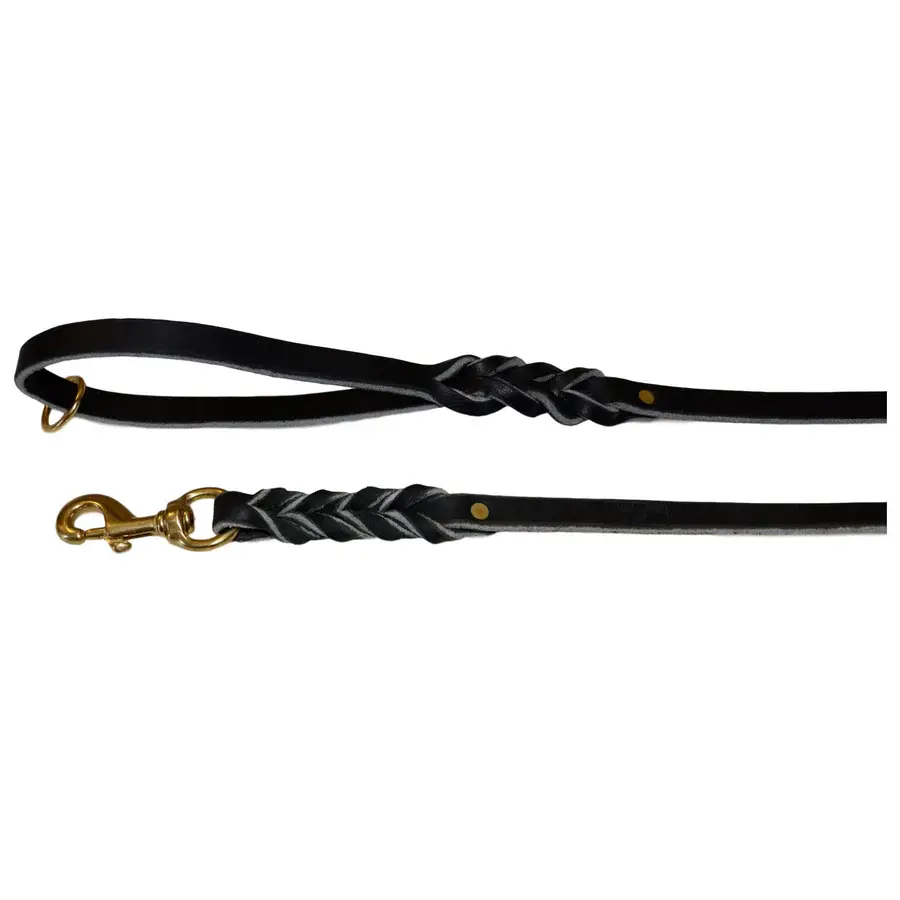Red Line K-9 Black Leash 3ft Leash