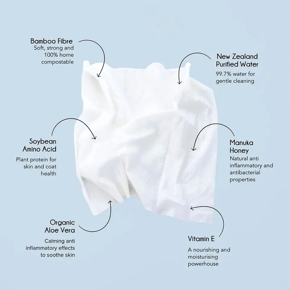 Thumbnail: Manuka Honey Dog Wipes