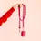 Thumbnail: Hot Pink Waxed Canvas Poop Bag Dispenser