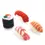 Thumbnail: 100% Wool Small Salmon Nigiri Sushi Cat Toy