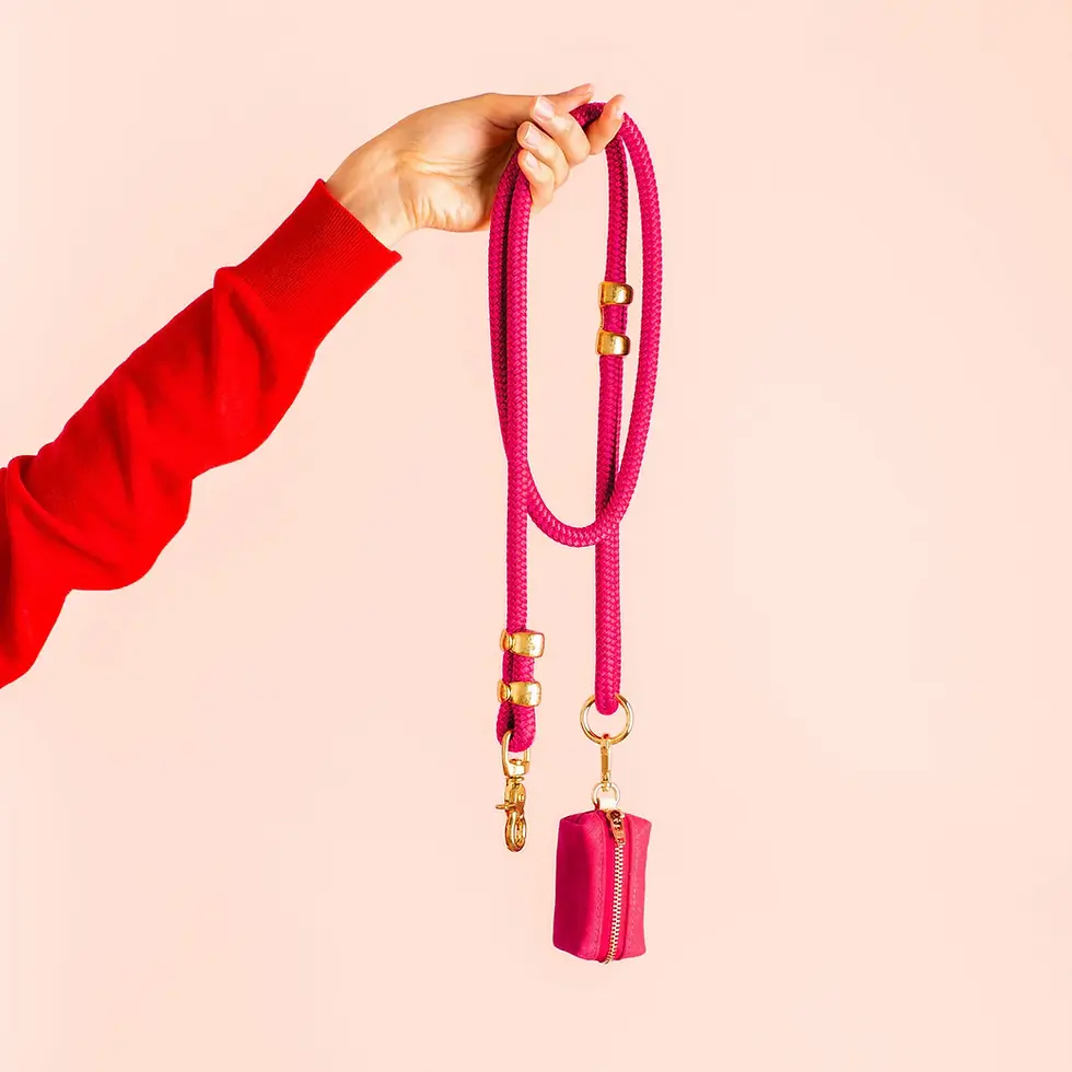 Thumbnail: Hot Pink Marine Rope Dog Leash