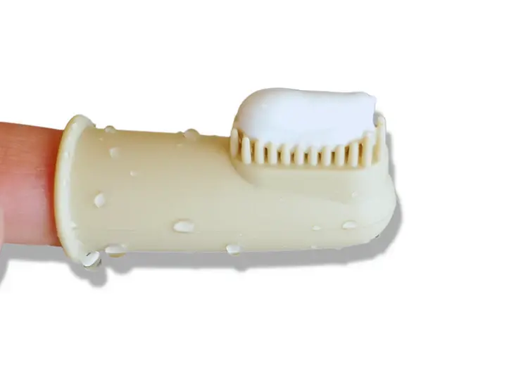 Thumbnail: Wag & Bright- Puppy Polisher Finger Brush & Zip Travel Case TB2