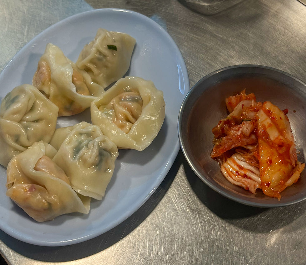 mantı ve kimchi