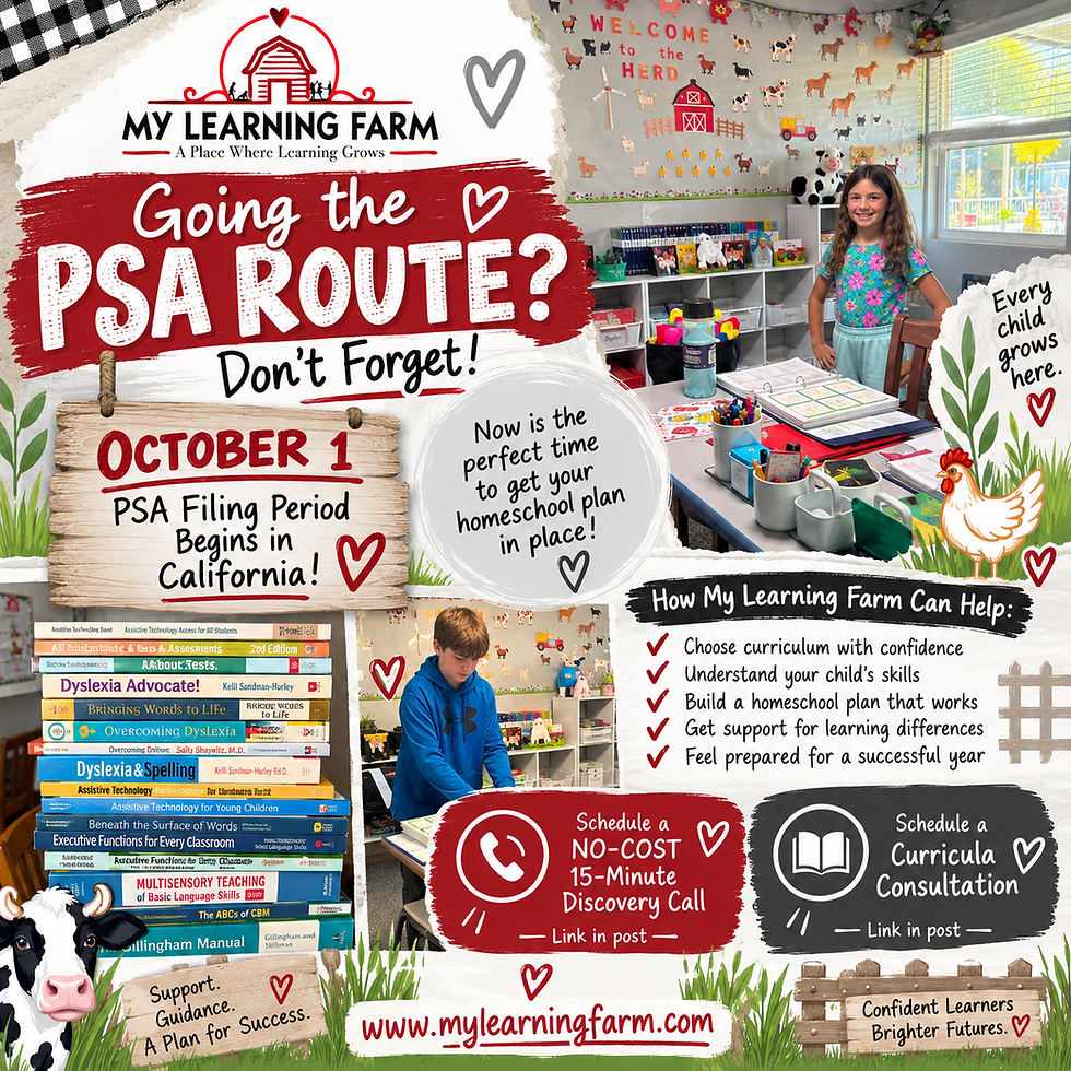 Going the PSA Route? October Is Right Around the Corner! 🌱📚