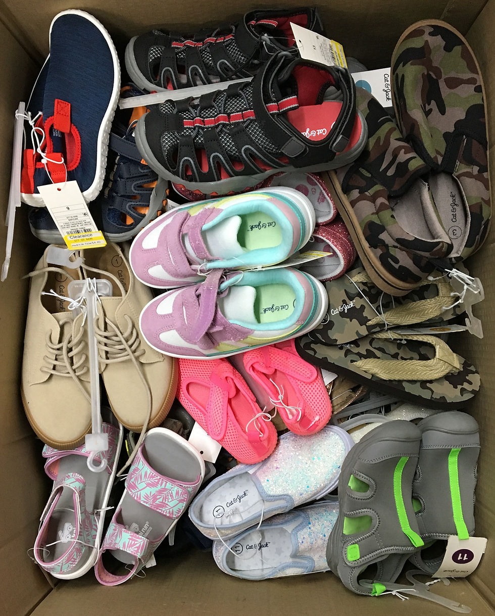 Thumbnail: Case Lot of Kids Shoes - 116 Units - Shelf Pull Condition