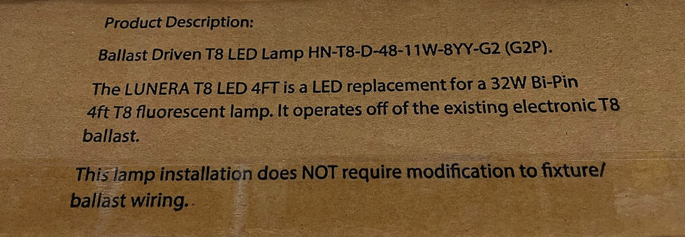 Thumbnail: Lunera T8 LED Light Bulbs - 4ft / G2 / 4000K - Cases & Pallets