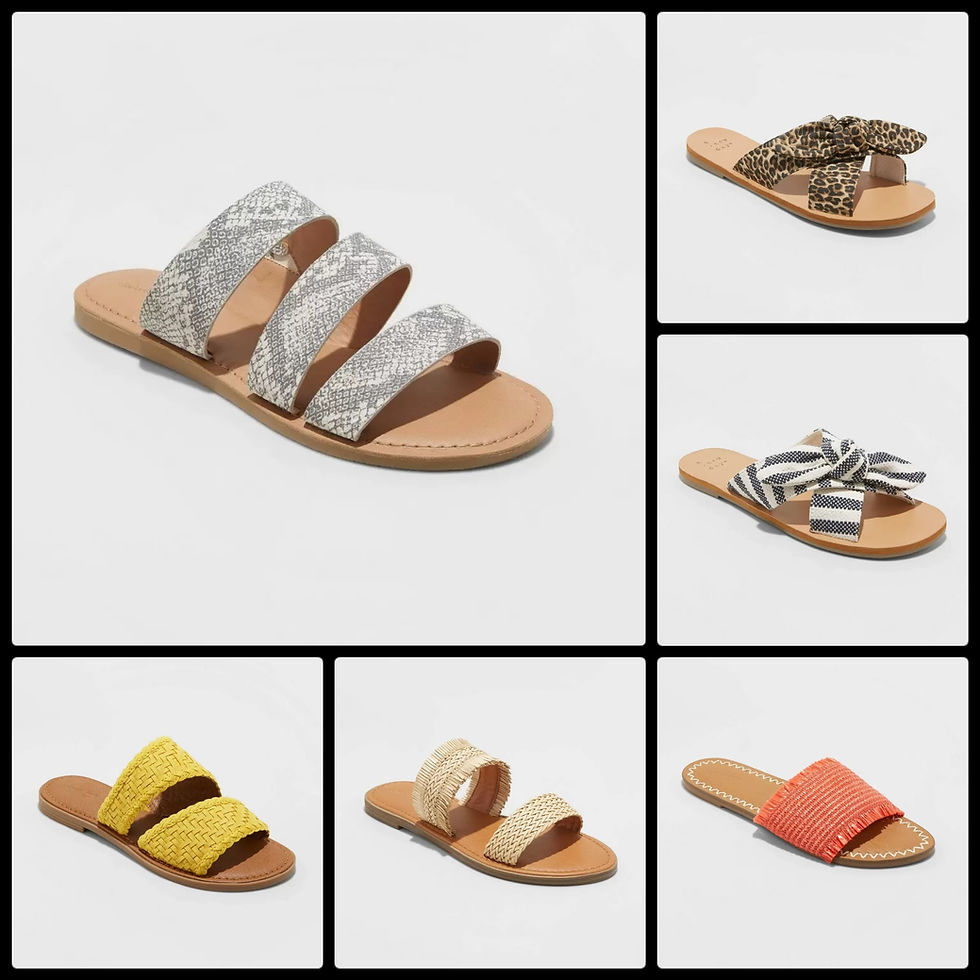 Thumbnail: Case Lot of Women's Sandals - 53 Units - $1,509 Orig. Retail - Shelf Pulls