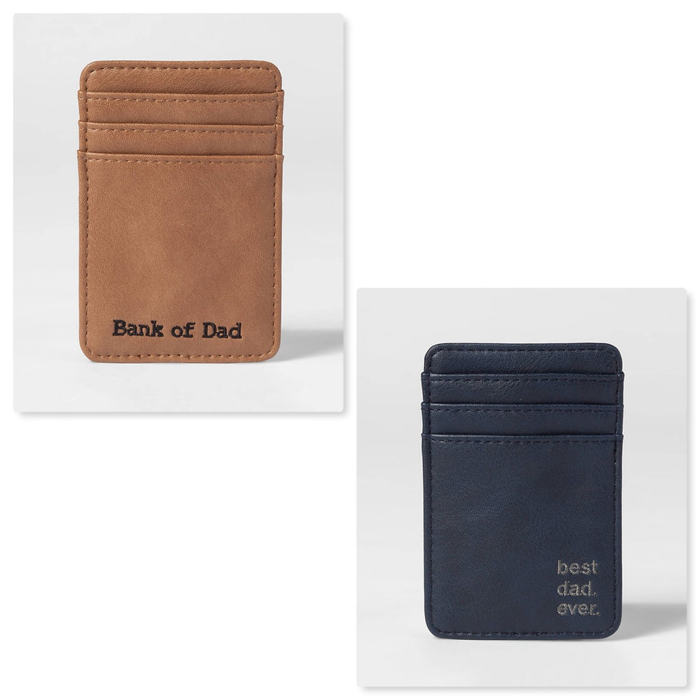 Case Lot of Men's Wallets - "DAD" Themed - 13 Units - Shelf Pulls