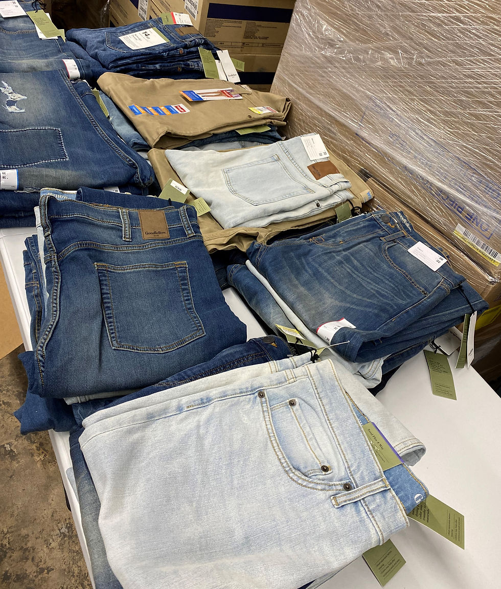 Thumbnail: Case Lot of Mens Jeans & Pants - 33 Units - Manifested - Shelf Pull Condition