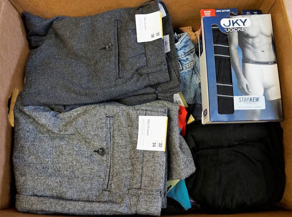 Thumbnail: Case Lot: Assorted Apparel - Shelf Pulls - 55 Units - Manifested - $1,021 Retail