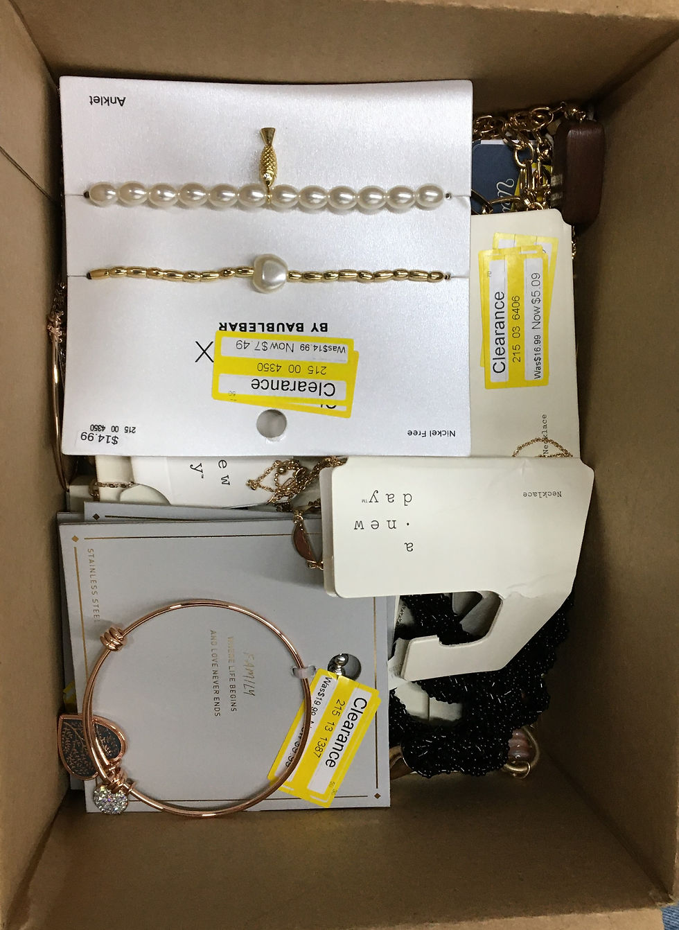 Thumbnail: Case Lot of Assorted Jewelry & Accessories - 44 Units - Manifested - Shelf Pulls