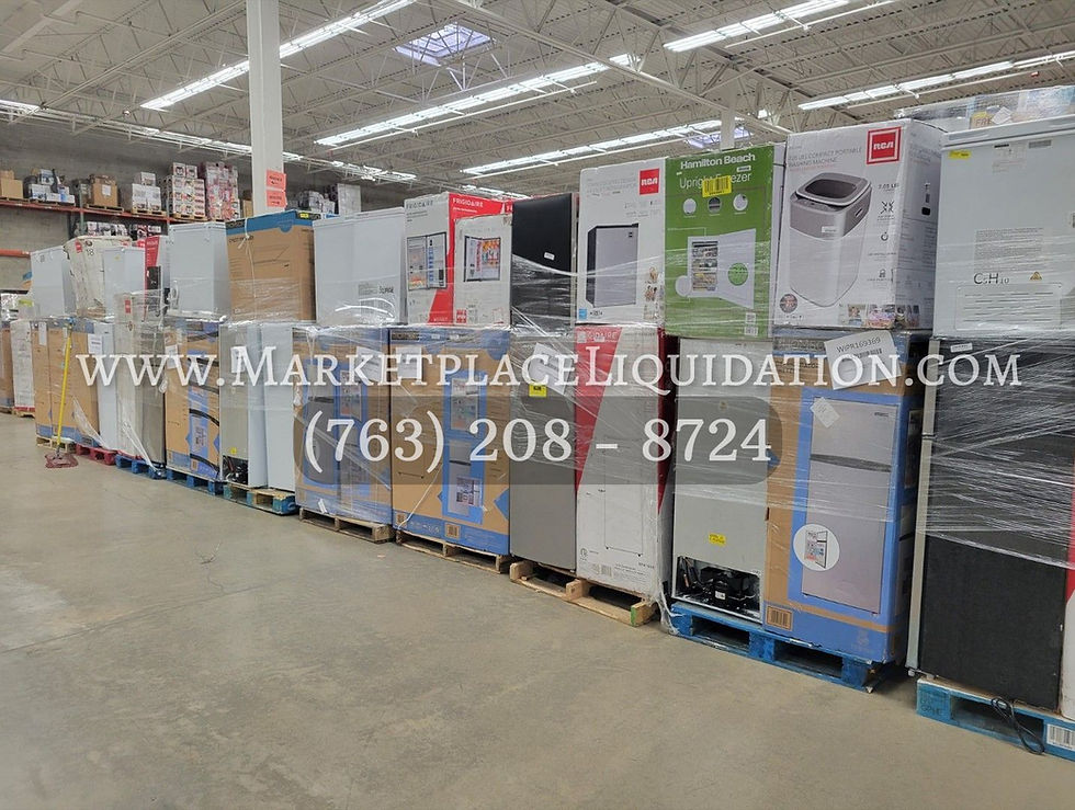 Truckloads of MidSized Appliances Marketplace Liquidation