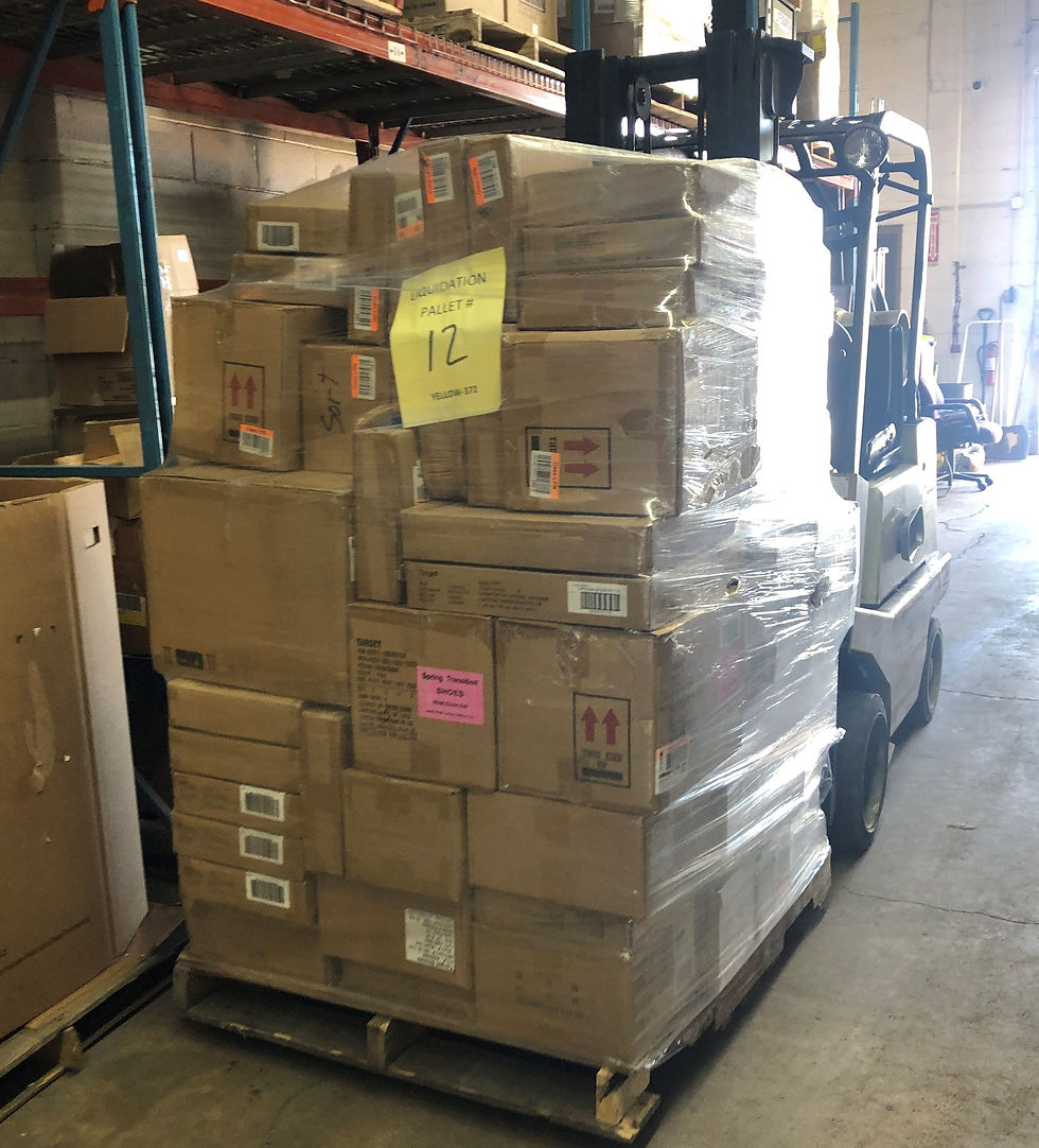 T@RGT DOT COM Overstock Pallet - Manifested - 329 Units - $3,476 Orig. Retail