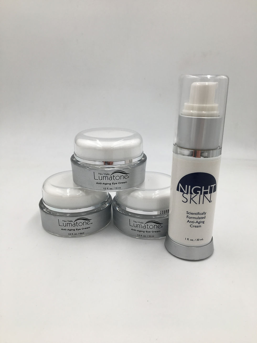 Thumbnail: New Vitality Anti-Aging Eye Cream & Night Skin Case Lot - 105 Units -  Overstock