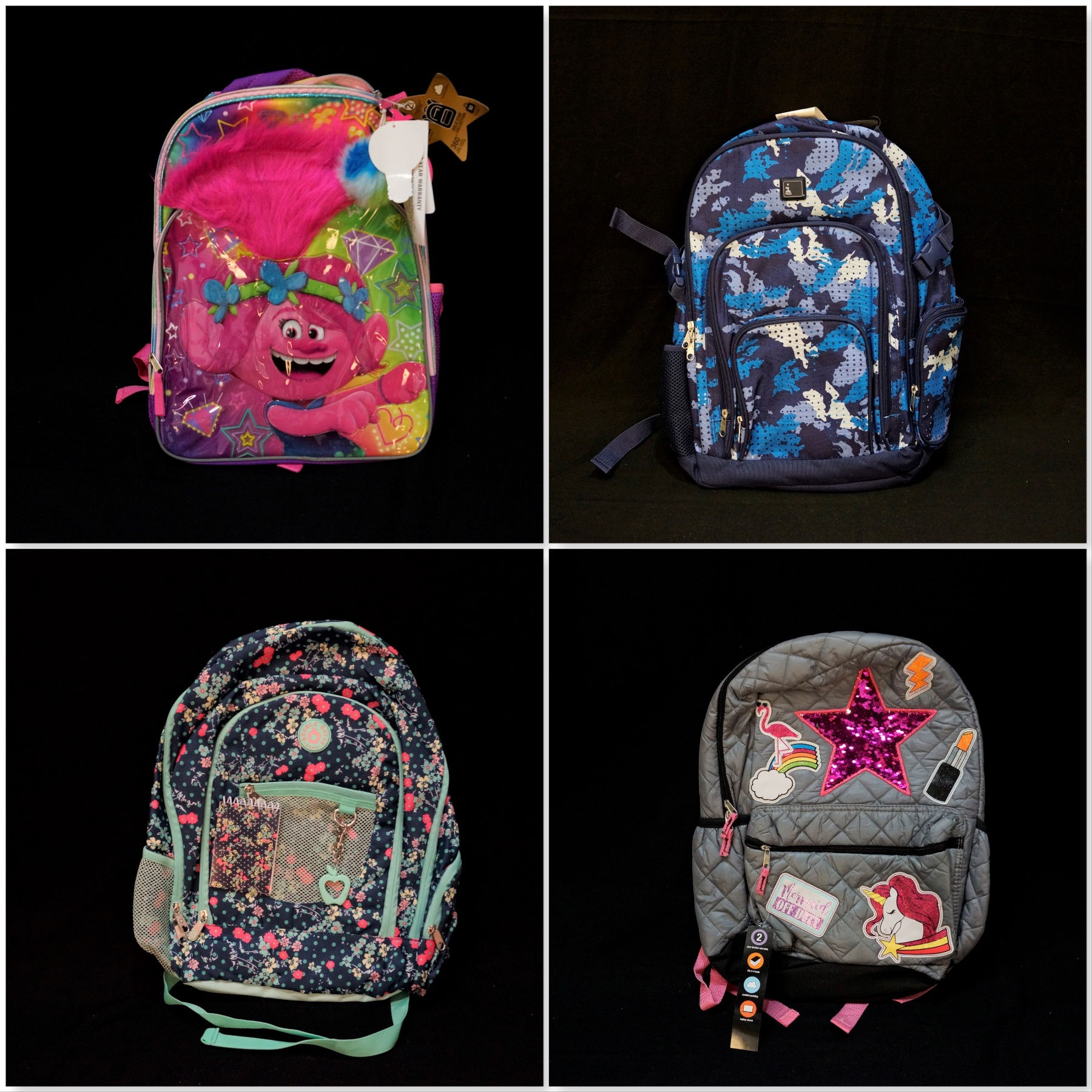 Case Lot of Backpacks - Shelf Pull Condition