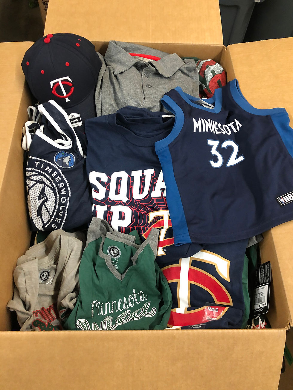 Thumbnail: Case Lot Of Licensed Team Apparel - 120 Units - Shelf Pull Condition