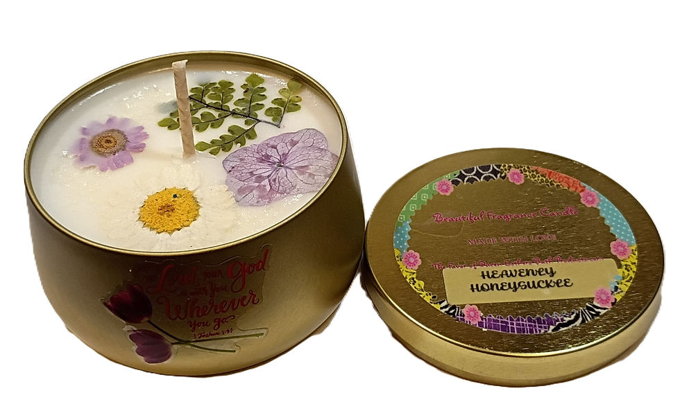 Thumbnail: Heavenly Honeysuckle Fragrance Candle - 8oz