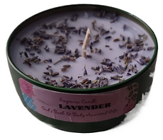 Large Lavender Candle
