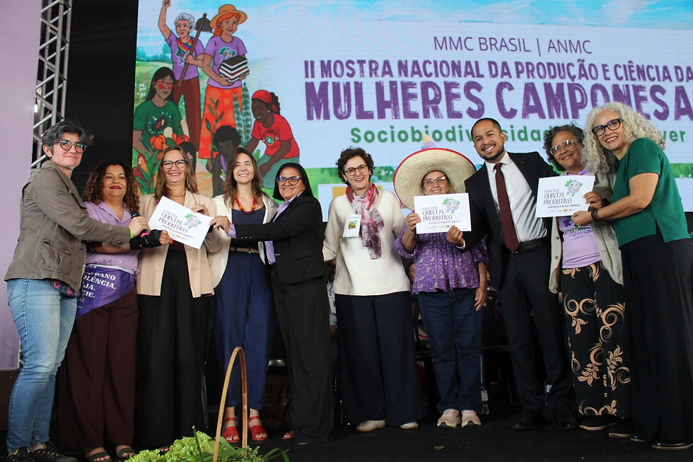 Mostra nacional destaca produção, ciência e protagonismo das mulheres camponesas