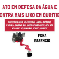 Ato mobiliza pelo fim do lixão da Essencis