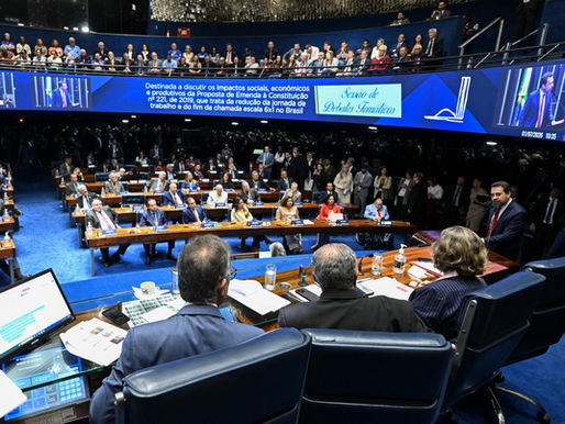 Senado debate fim da escala 6x1 enquanto mobilizações ganham as ruas