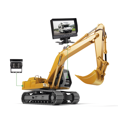 Miniatura: Sistema Profesional de Monitor y Cámara Alámbrico para Vehículos y Montacargas