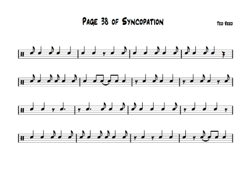 ted reed syncopation pg 38 ted reed syncopation pg 38