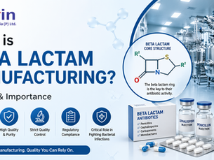What is Beta Lactam Manufacturing? Process & Importance