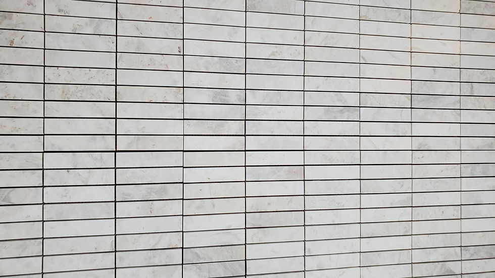 Thumbnail: Large Stacked Pattern Carrara Honed Marble