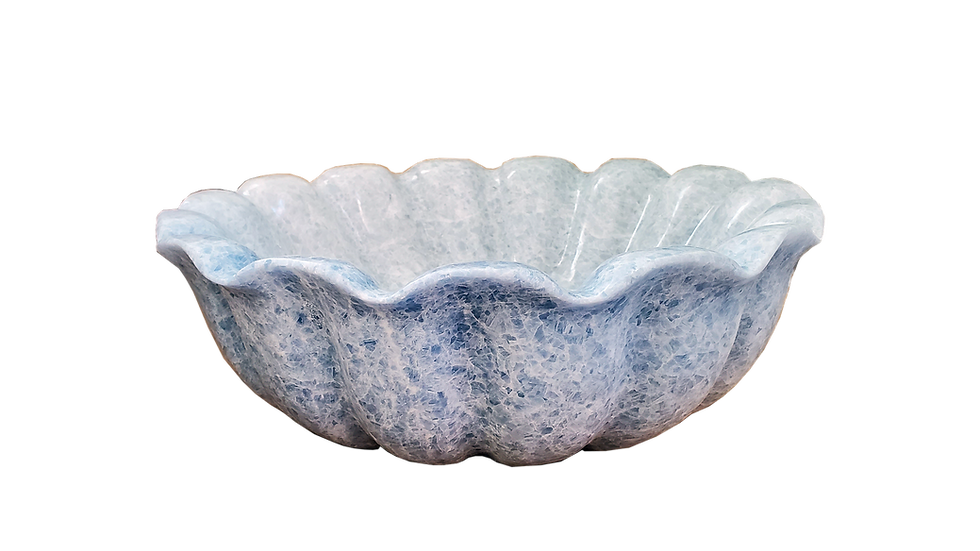 Thumbnail: Crystal Ocean Polished Marble Flower Sink 001
