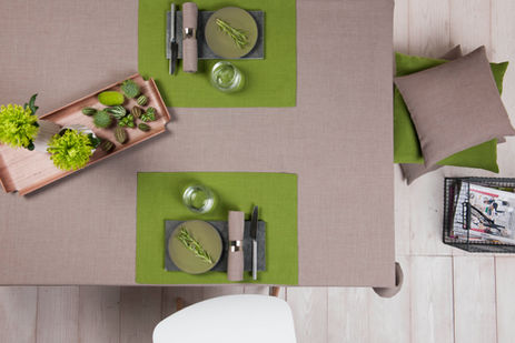 Hochwertige Tischwäsche, Tischtuch, Tischkultur,