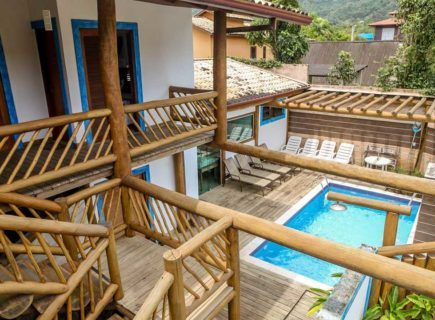 Bloco suítes/Piscina