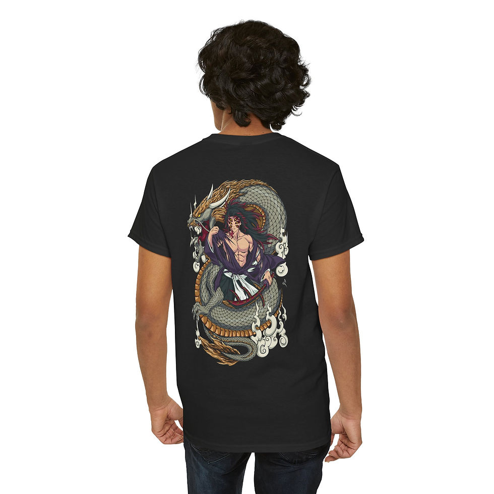 Thumbnail: Blood Moon Kokushibo Tee – Demon Slayer Upper Moon I Shirt Ver 2