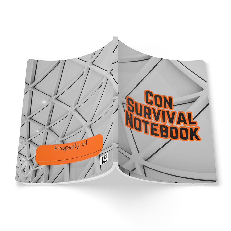 Thumbnail: Minimal & Modern Con Survival Notebook (5.75" x 8")