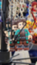 Thumbnail: Demon Anime Lego Keychain