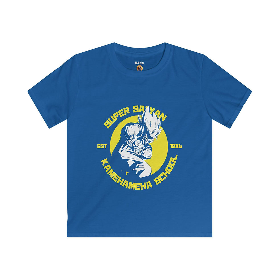 Thumbnail: Super Saiyan Kids Tee - Kamehameha School Shirt