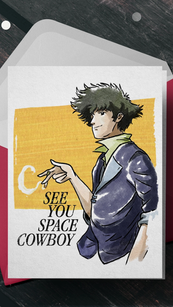 "See You" Galactic Drifter Card - Anime Adventure Card