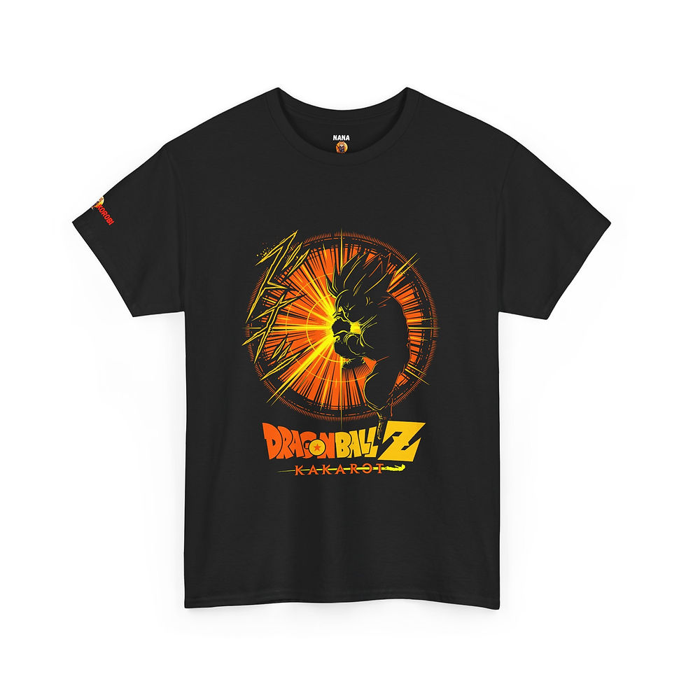 Kakarot Power Up Blast Unisex Heavy Cotton Shirt