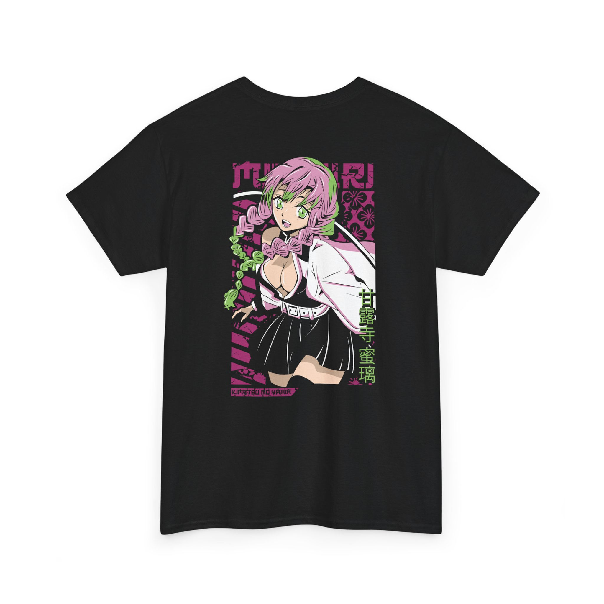💘 Mitsuri Kanroji Back View Tee – Love Hashira Edition (Demon Slayer) Ver 2