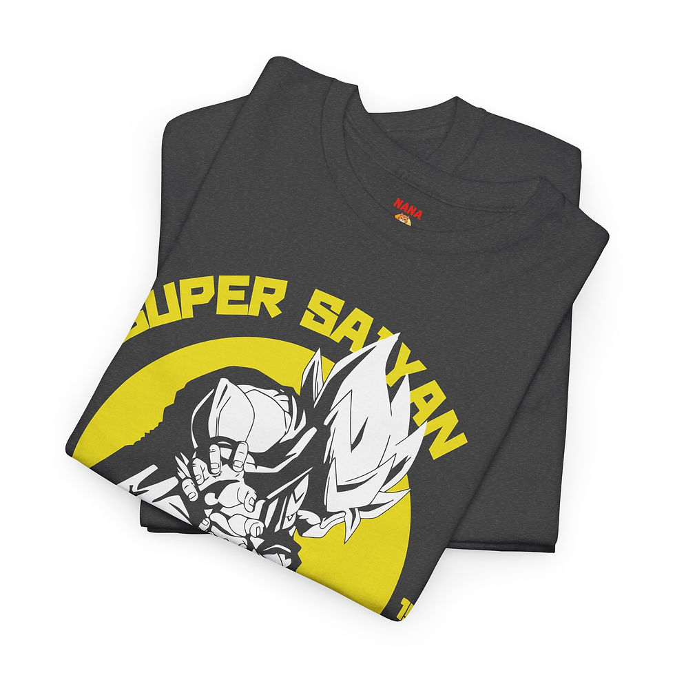 Thumbnail: Anime T-Shirt - Super Saiyan Kamehameha School Design