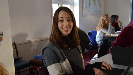 Young Man Smiling in the Office