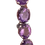 Thumbnail: Amethyst bracelet front view